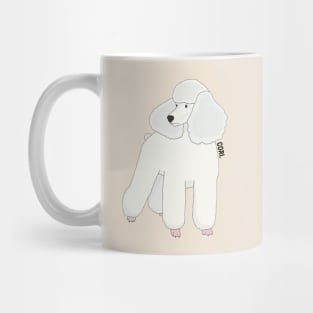 Cute poodle dog Mug